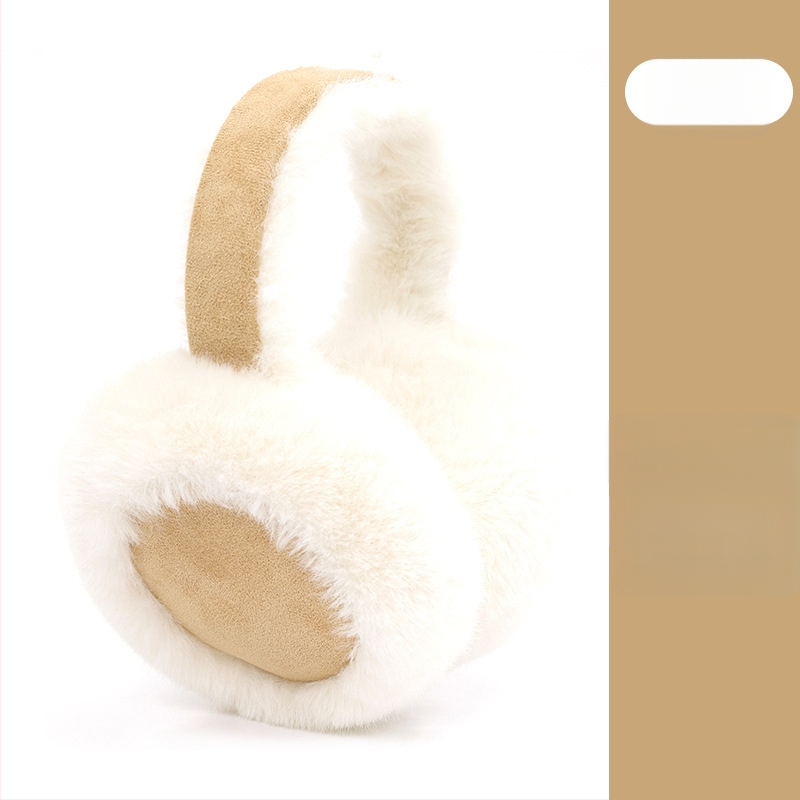 Sügisesed ja talvised plüüsist kõrvaklapid naistele, plüüsist kõrvaklapid, seemisnahast kõrvasoojendajad, tuulekindlad kõrvakaitsed, kõrvapadjad, külmakindlad ja soojad kõrvaklapid