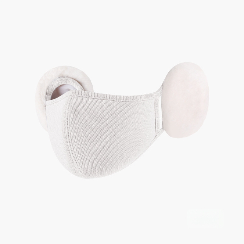 Sügis- ja talvemask naistele, värviline, armas, pehmest materjalist kõrvakaitse, stereo salendav, pilvega soe mask, kõrvakaitse 2-ühes