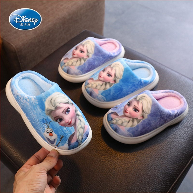 Frozen laste puuvillased sussid sügis-talvised poiste Ämblikmehe sussid talvised libisemiskindlad beebitüdrukute villased sussid koduseks kasutamiseks