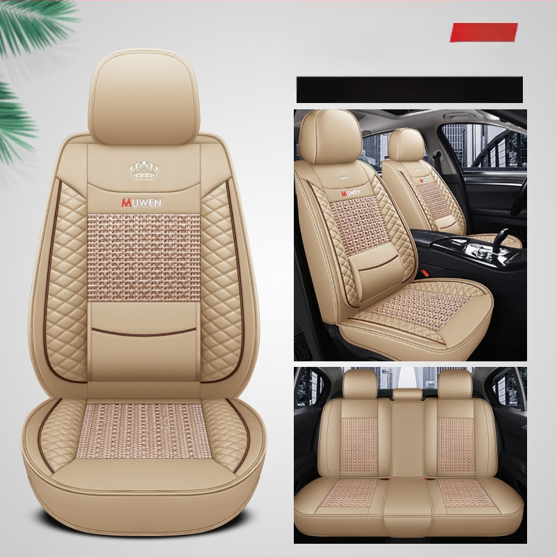 Four Seasons universaalne nahast jääsiidist fikseeritud vöökohaga seljatugi tiibadega autopadjaga täisnahast kotipadja kate tehase väljamüük