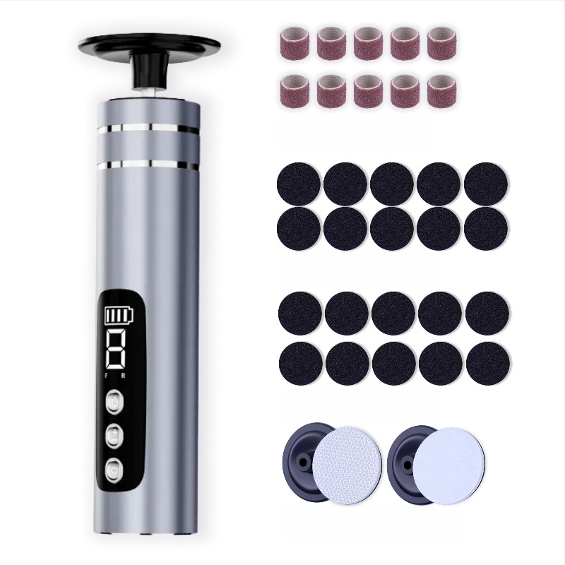 Tarpvalstybinis perkamiausias elektrinis pėdų šlifuoklis, įkraunamas pėdų šlifuoklis, negyvos odos ir nuospaudų šalinimas, elektrinis pedikiūro aparatas, šaltinio gamykla