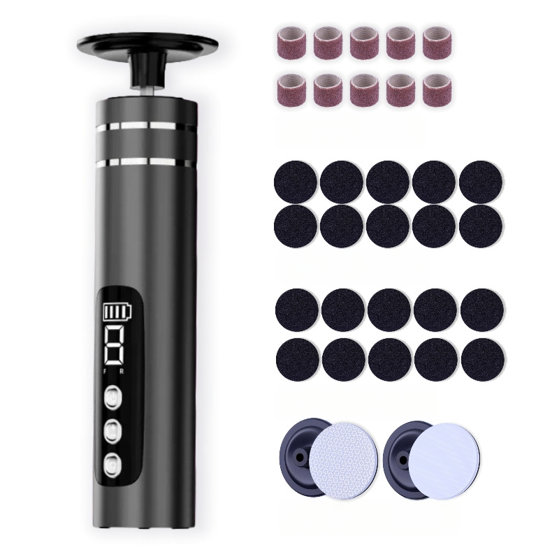 Tarpvalstybinis perkamiausias elektrinis pėdų šlifuoklis, įkraunamas pėdų šlifuoklis, negyvos odos ir nuospaudų šalinimas, elektrinis pedikiūro aparatas, šaltinio gamykla