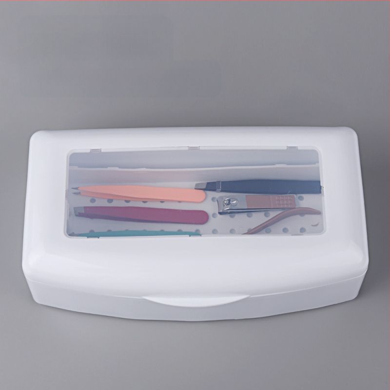 Piiriülene küünte desinfitseerimiskast alkoholi desinfitseerimisfiltriga küünte puhastuskast multifunktsionaalne puhastuskast steriliseerimiskast tööriistakast