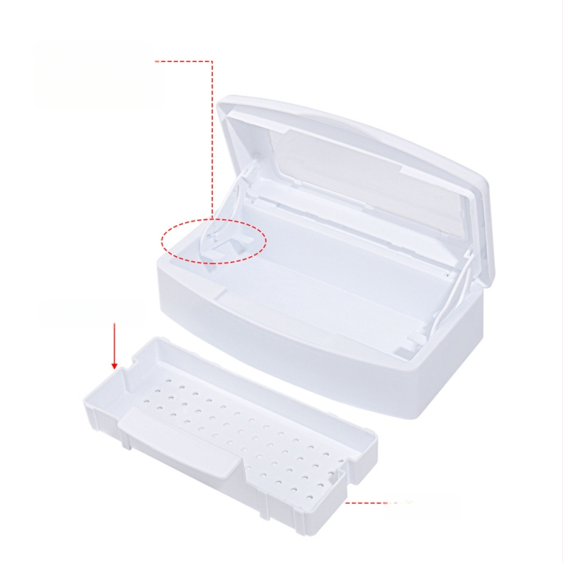 Piiriülene küünte desinfitseerimiskast alkoholi desinfitseerimisfiltriga küünte puhastuskast multifunktsionaalne puhastuskast steriliseerimiskast tööriistakast