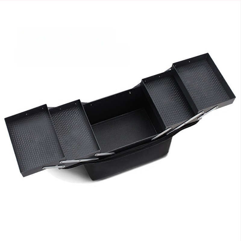 Kaasaskantav suure mahutavusega väike riidest kott tikkimisriistade kast küünekunsti ilusalongi meigi poolpüsiv hoiustuskosmeetikakott