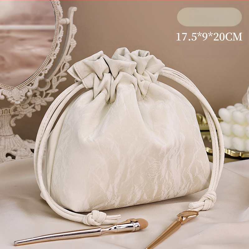 Uus kosmeetikakott Lazy Quicksand Ins stiilis, suure mahutavusega, prantsusepärane, väärtuslik, klassikaline kaasaskantav hoiukott, traksidega