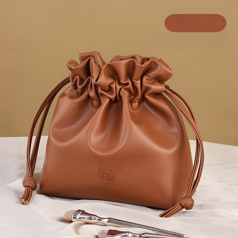 Uus kosmeetikakott Lazy Quicksand Ins stiilis, suure mahutavusega, prantsusepärane, väärtuslik, klassikaline kaasaskantav hoiukott, traksidega