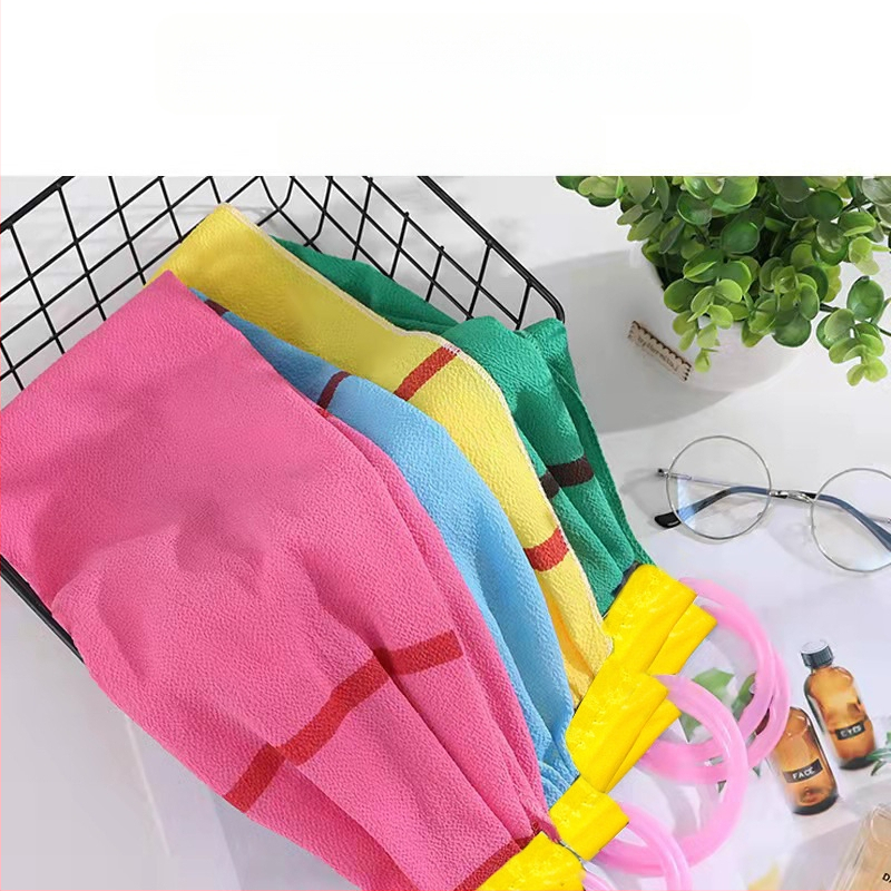 Hõõrumisrätik pikk, tugev, spetsiaalne jämeda liivaga seljale tõmmatav vannirätik kahepoolne seljale hõõruv pikendatud seljale tõmmatav riba hulgimüük