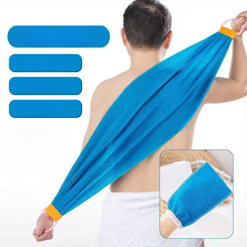 Hõõrumisrätik pikk, tugev, spetsiaalne jämeda liivaga seljale tõmmatav vannirätik kahepoolne seljale hõõruv pikendatud seljale tõmmatav riba hulgimüük