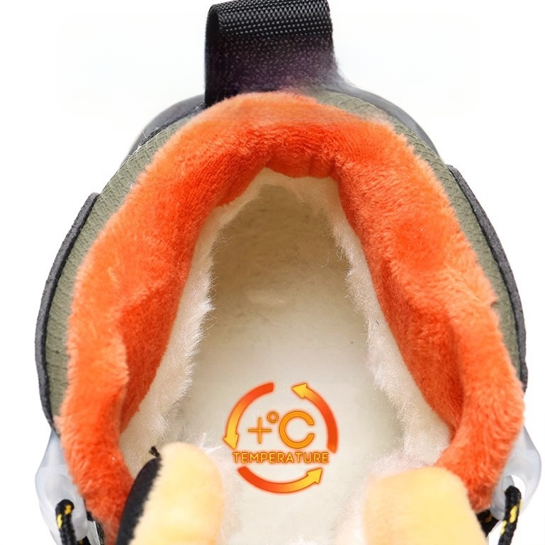 Tüdrukute suured puuvillased kingad 2024 uued talvised fliisvoodriga tossud lastele paksud soojad libisemiskindlad matkajalatsid