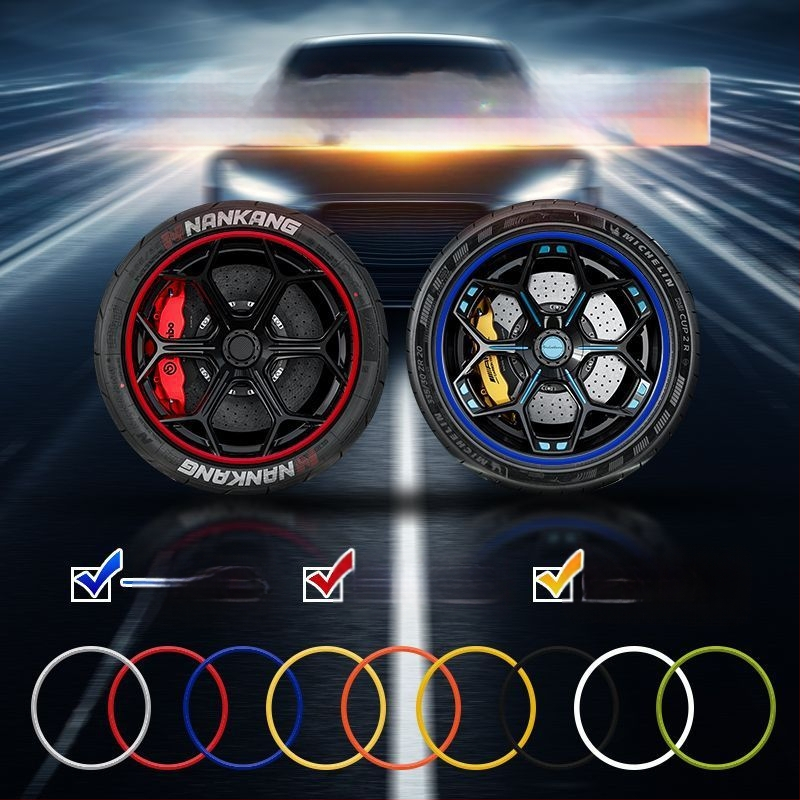 Autoratta rummu kaitserõnga riba, modifitseeritud rehvivelje dekoratiivriba kleebis kerele, kriimustuskindel kokkupõrkevastane riba