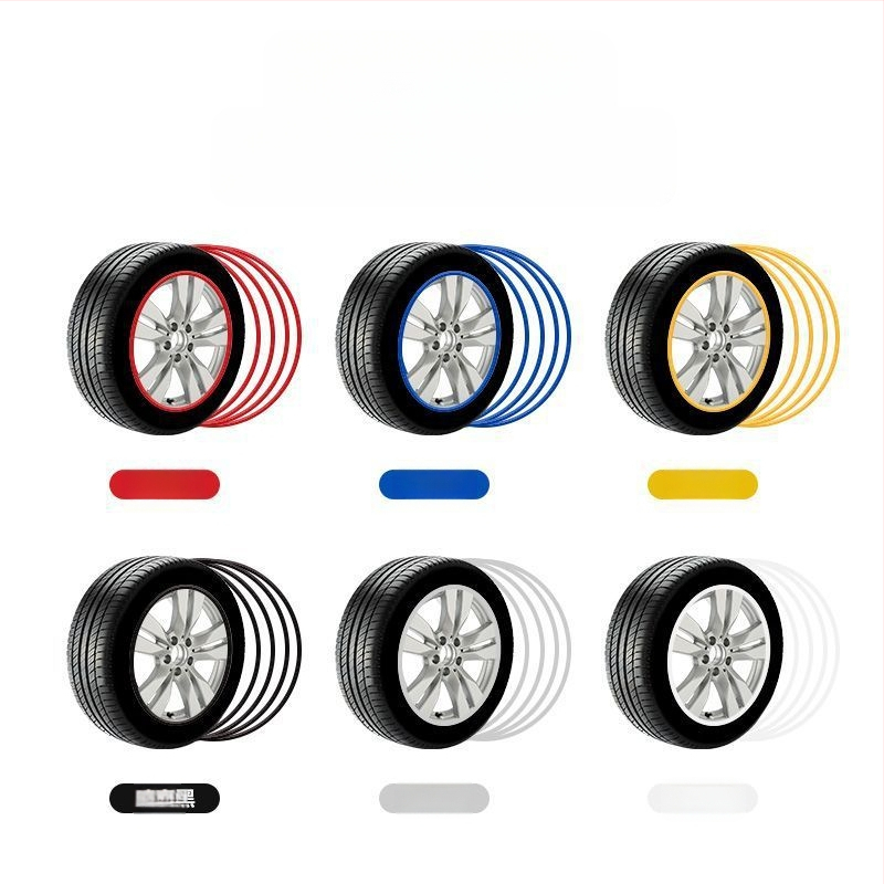 Autoratta rummu kaitserõnga riba, modifitseeritud rehvivelje dekoratiivriba kleebis kerele, kriimustuskindel kokkupõrkevastane riba