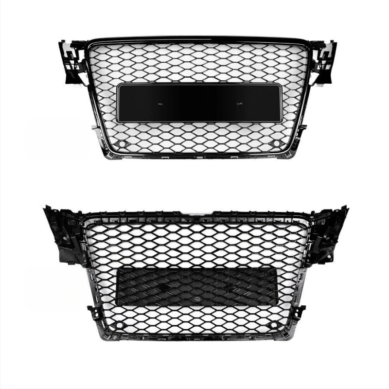 Sobib Audi China Net A4A3A5 modifitseeritud mustale China Net Modified RS esirea iluvõrele, esiküljele, tuulevõrk, Euroopa gabariidiga