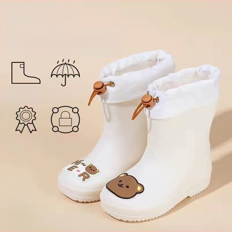 Laste kummikud, poiste beebide libisemiskindlad kummikud, tüdrukute õpilased, laste veekingad, veekindlad laste kummikud