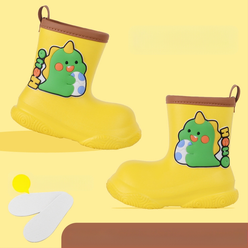 Laste kummikud tüdrukutele 3-12 aastat beebi multifilm EVA pealisriided veekindlad kingad libisemiskindla pehme tallaga keskmise tünniga poiste kummikud