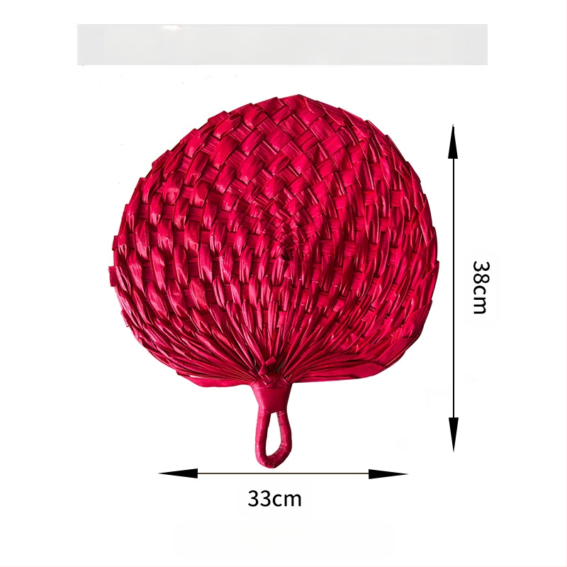 Hulgimüük õlgpalmi lehviku suvine fännikunst lahe hundinui lehe lehvik kootud käsitsi valmistatud kaasaskantav käsilehter seinale riputatav kaunistus