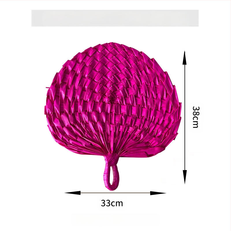 Hulgimüük õlgpalmi lehviku suvine fännikunst lahe hundinui lehe lehvik kootud käsitsi valmistatud kaasaskantav käsilehter seinale riputatav kaunistus