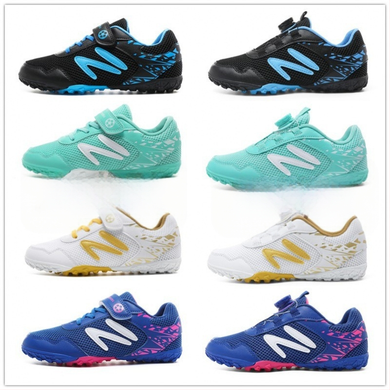 Užsienio prekyba 2024 m. vasara Nauji tinkliniai „Velcro“ treniruočių vaikams, nulūžusiems nagams, pradinės mokyklos mokinių varžybiniai sportbačiai su besisukančia sagtimi