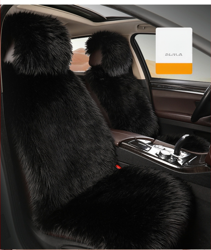 Autoistmepadi talvine plüüsist lipsuvaba villaimitatsioon uus pikk villane plüüsist autoistmepadi seljatoega universaalne padi