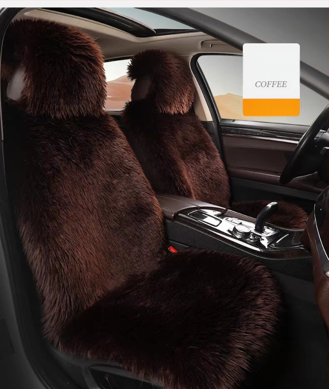 Autoistmepadi talvine plüüsist lipsuvaba villaimitatsioon uus pikk villane plüüsist autoistmepadi seljatoega universaalne padi