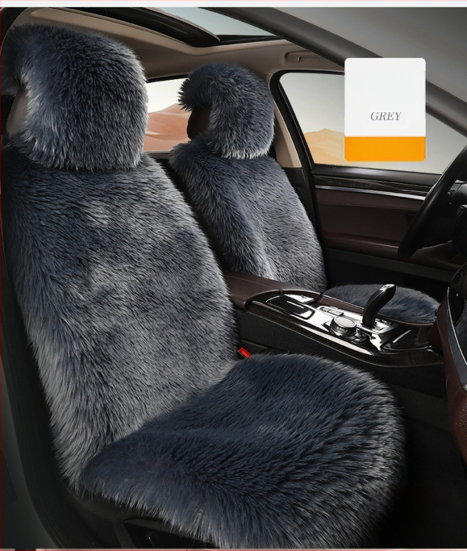 Autoistmepadi talvine plüüsist lipsuvaba villaimitatsioon uus pikk villane plüüsist autoistmepadi seljatoega universaalne padi