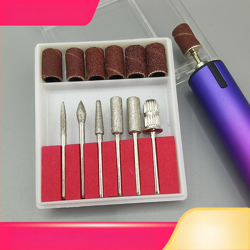 Maniküüri viieosaline komplekt, kuueosaline teemantvillast 12-osaline poleerimismaniküüri ülikond, maniküüri poleerimistarvikud