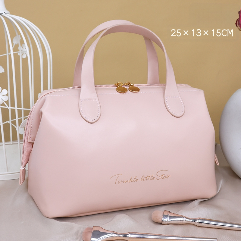 Uus prantsusepärane kerge luksuslik kaasaskantav kosmeetikakott, reisimiseks mõeldud kaasaskantav, väärtuslik ja suure mahutavusega kosmeetikakott