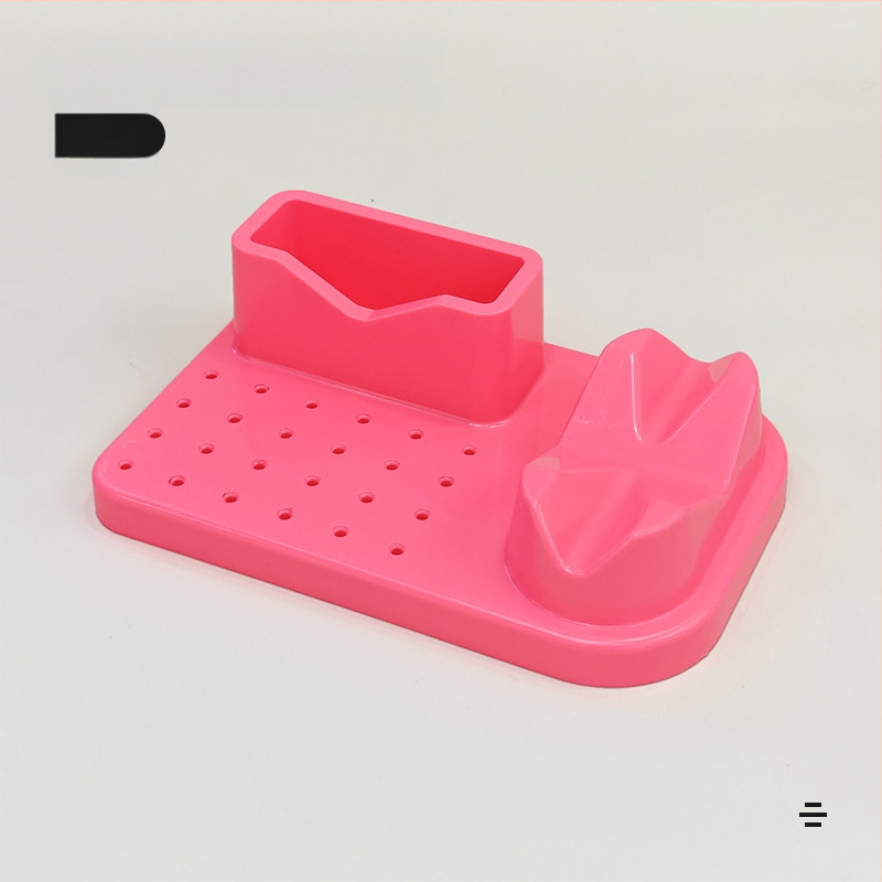 Piiriülene veski paigutuse näidiku riiul lihvimispea puuriterade korraldaja kast maniküüri tööriistad maniküüri hoiukarp lihvimispea