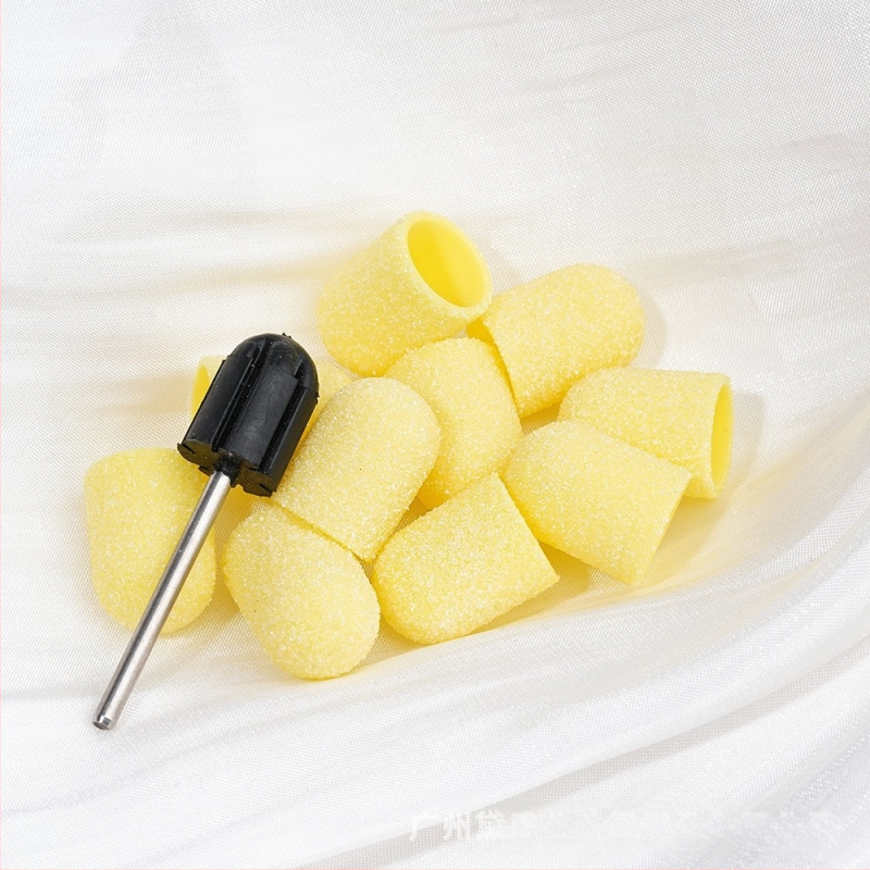 Kvaliteetne piiriülene poleerimispea, lihvimismüts, pediküür surnud naha konnasilmade eemaldamiseks, maniküüri poleerimislihv, trumlivõll, poleerimislihvimütsi komplekt