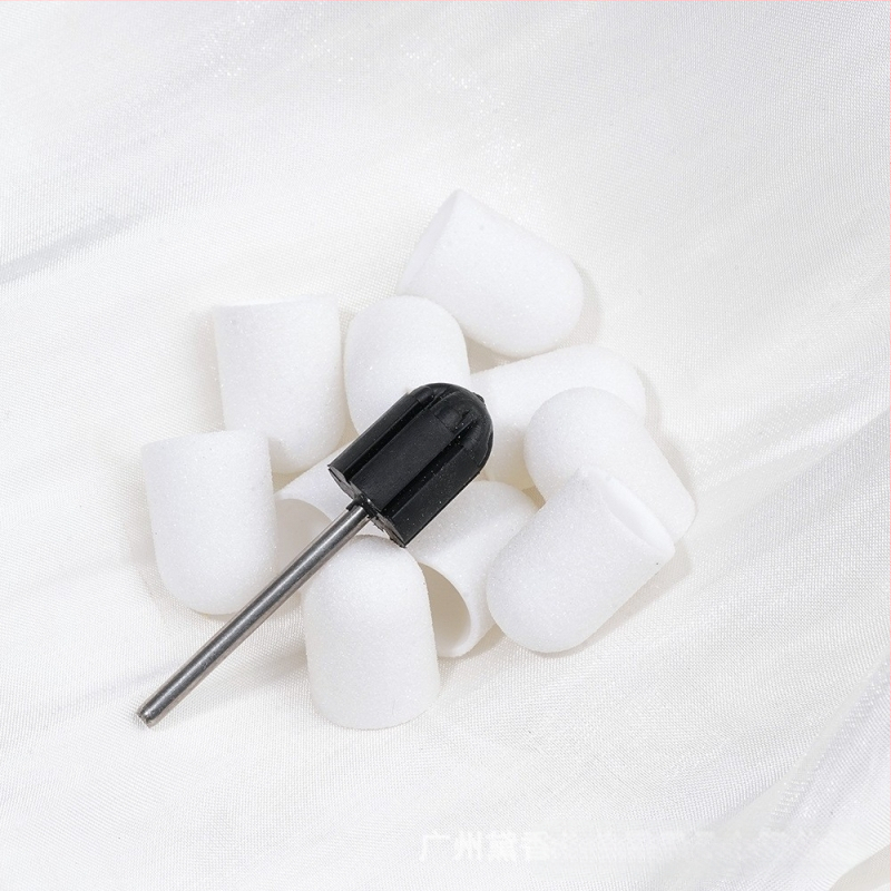 Kvaliteetne piiriülene poleerimispea, lihvimismüts, pediküür surnud naha konnasilmade eemaldamiseks, maniküüri poleerimislihv, trumlivõll, poleerimislihvimütsi komplekt