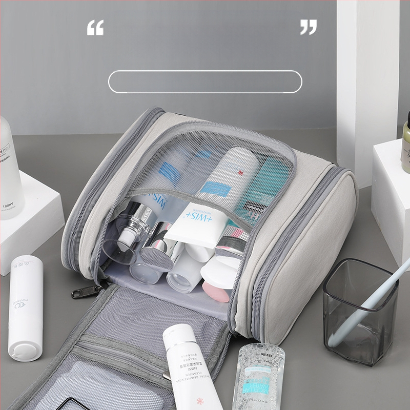 PU nahast suur tualett-tarvete ja meigikott, veekindel mitmekihiline hoiukott meestele, reisikott, konksuga, hulgimüük, veekindel ja suletud