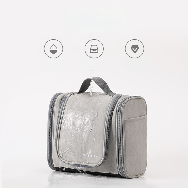 PU nahast suur tualett-tarvete ja meigikott, veekindel mitmekihiline hoiukott meestele, reisikott, konksuga, hulgimüük, veekindel ja suletud