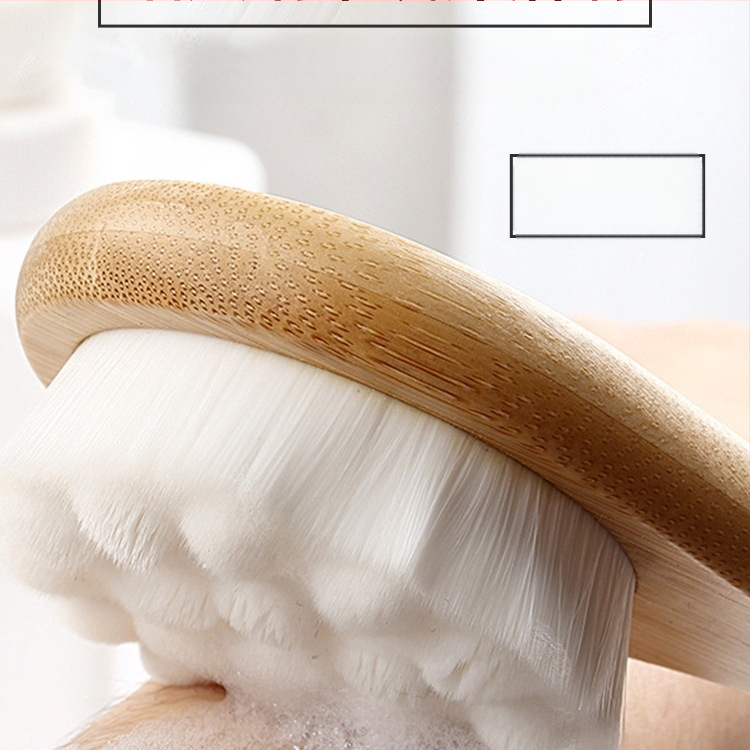 Vannihari kassiküünisega pehmete karvadega pika käepidemega vannihari meestele ja naistele naha hõõrumiseks muda vannirätikuga kehahari seljale