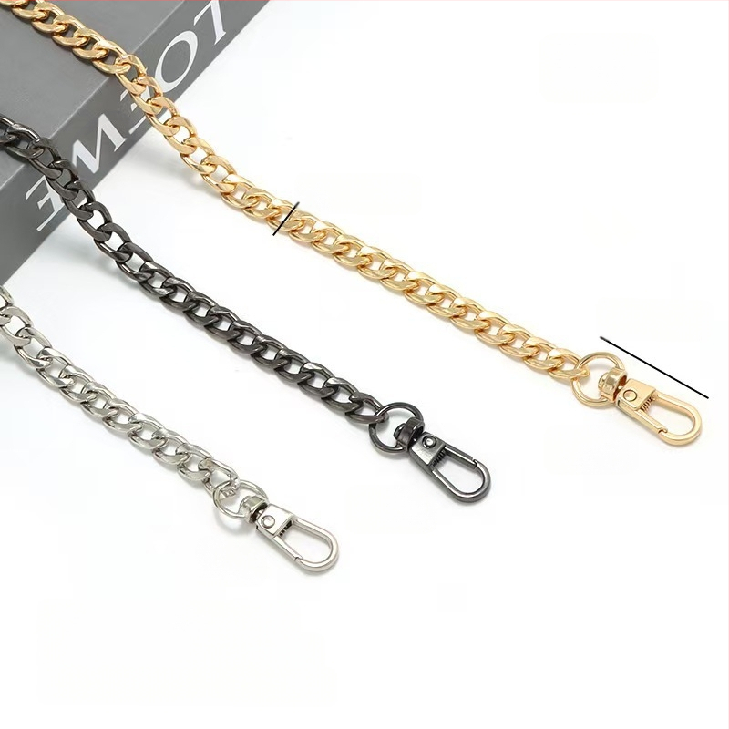 Kotiketi aksessuaarid Üksikkoti vöö asendus Kaenlaaluse õlarihmaga käekoti kett Metallist kõrgekvaliteediline õlakott ristiketi jaoks