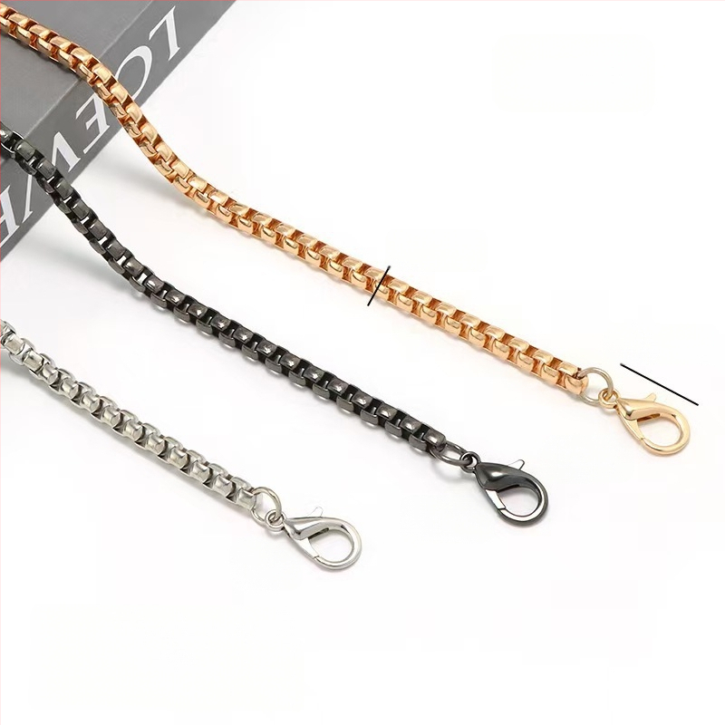 Kotiketi aksessuaarid Üksikkoti vöö asendus Kaenlaaluse õlarihmaga käekoti kett Metallist kõrgekvaliteediline õlakott ristiketi jaoks