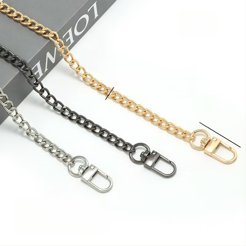 Kotiketi aksessuaarid Üksikkoti vöö asendus Kaenlaaluse õlarihmaga käekoti kett Metallist kõrgekvaliteediline õlakott ristiketi jaoks