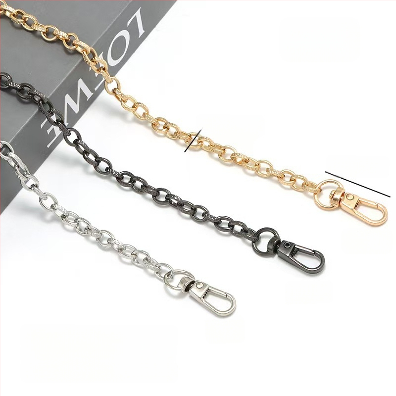 Kotiketi aksessuaarid Üksikkoti vöö asendus Kaenlaaluse õlarihmaga käekoti kett Metallist kõrgekvaliteediline õlakott ristiketi jaoks