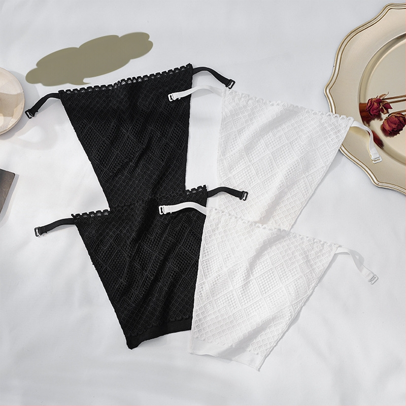 [1/2/3 tükki] kahekihiline pitsist rinnakaitse, ühes tükis kaitsev jooksmiseks mõeldud kaitse.