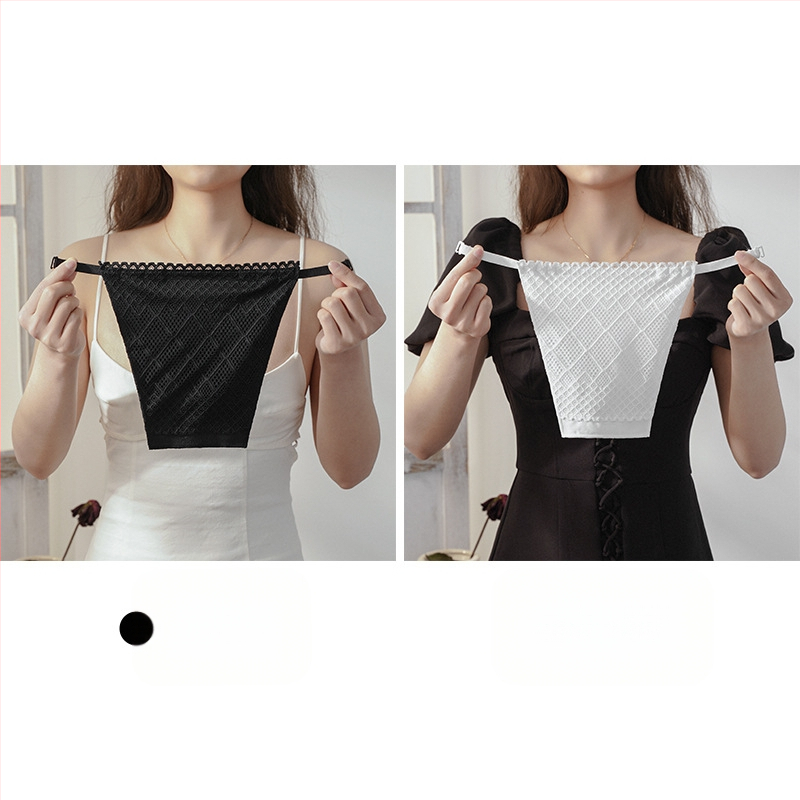 [1/2/3 tükki] kahekihiline pitsist rinnakaitse, ühes tükis kaitsev jooksmiseks mõeldud kaitse.