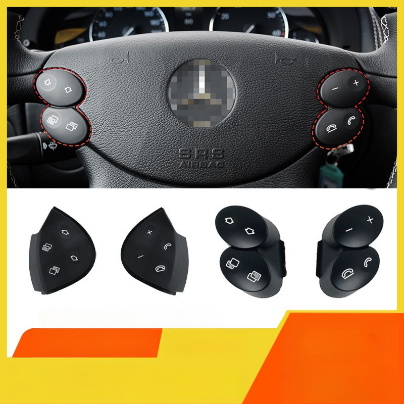 Sobib vanadele Mercedes-Benz E-klassi W211 roolinuppudele E200E260E300L multifunktsionaalsed roolinupud