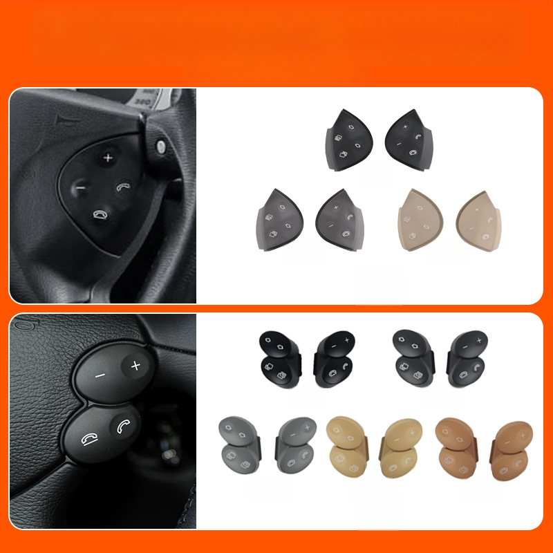 Sobib vanadele Mercedes-Benz E-klassi W211 roolinuppudele E200E260E300L multifunktsionaalsed roolinupud