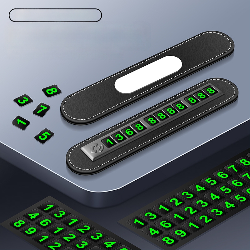 Pagaidu stāvvietas numura zīme digitālie rotājumi pārvietot automašīnu radoša personība automašīna mobilais tālrunis tālrunis pārvietot numura zīmi automašīna