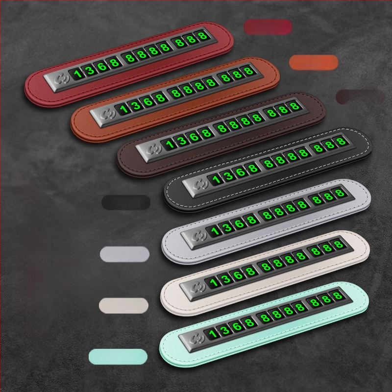 Pagaidu stāvvietas numura zīme digitālie rotājumi pārvietot automašīnu radoša personība automašīna mobilais tālrunis tālrunis pārvietot numura zīmi automašīna