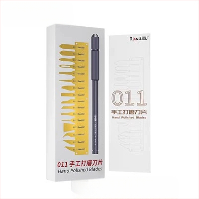 Potentsiaalselt uuenduslikud mobiiltelefonide remonditööriistad 007/008/009 Multifunktsionaalne ühe käepidemega professionaalne liimi eemaldamise terade komplekt