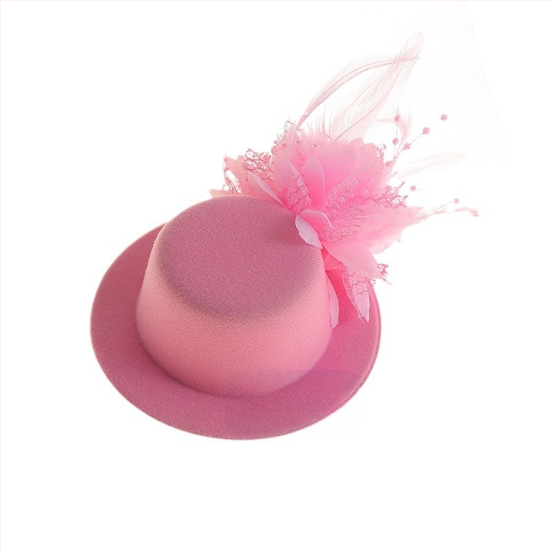 Amazoni Xiyin Temu enimmüüdud juuksenõeladega juukseaksessuaarid, uued sulgedest lilledega laste mütsid, tantsuetenduse peakatted