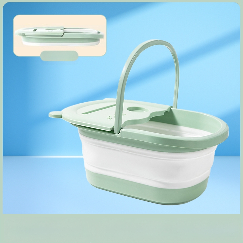 Pėdų vonios kibiras sulankstomas buitinis sutirštintas izoliacinis sluoksnis virš blauzdos, naujas nešiojamas pėdų vonios pėdų masažinis baseinas