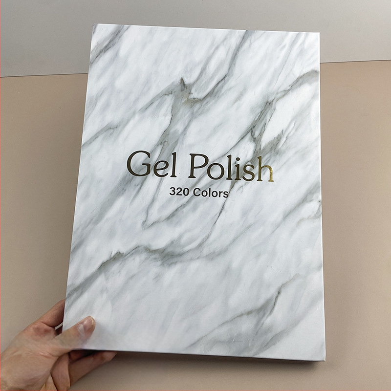 Piiriülene kuummüügis maniküür marmorist värviplaat lihtne värvikaardi ekraan küünelakiliimi näidise näidisraamat