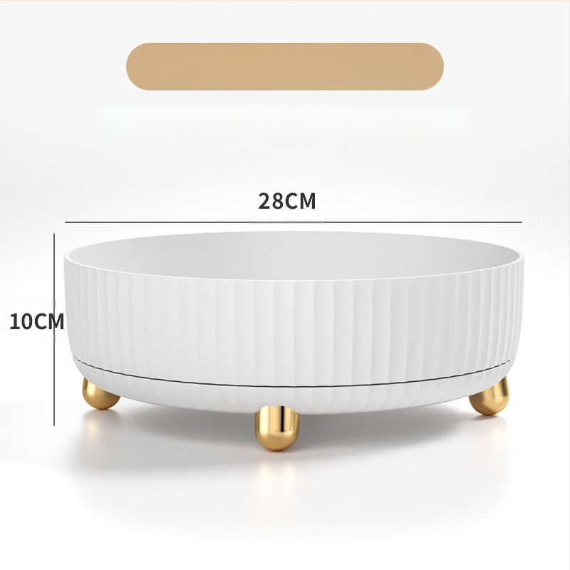 Pöörlev kosmeetika hoiukarp 360-kraadine nahahooldustoodete hoiuriiul Tualettlaua hoiualus Pöörlev hoiukarp