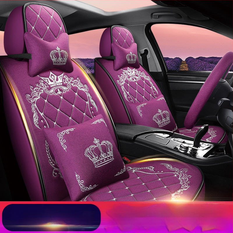 25 aastat uus linane Crown autoistmepadi nelja aastaaja universaalne istmekate piiriülene Amazoni originaaltehase hulgimüük