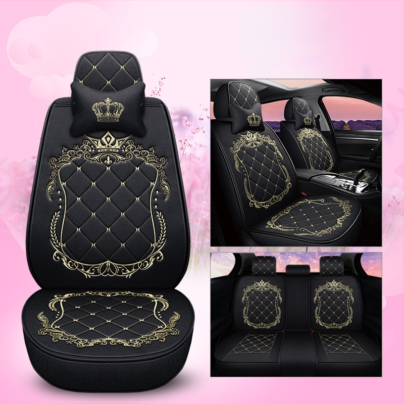 25 aastat uus linane Crown autoistmepadi nelja aastaaja universaalne istmekate piiriülene Amazoni originaaltehase hulgimüük